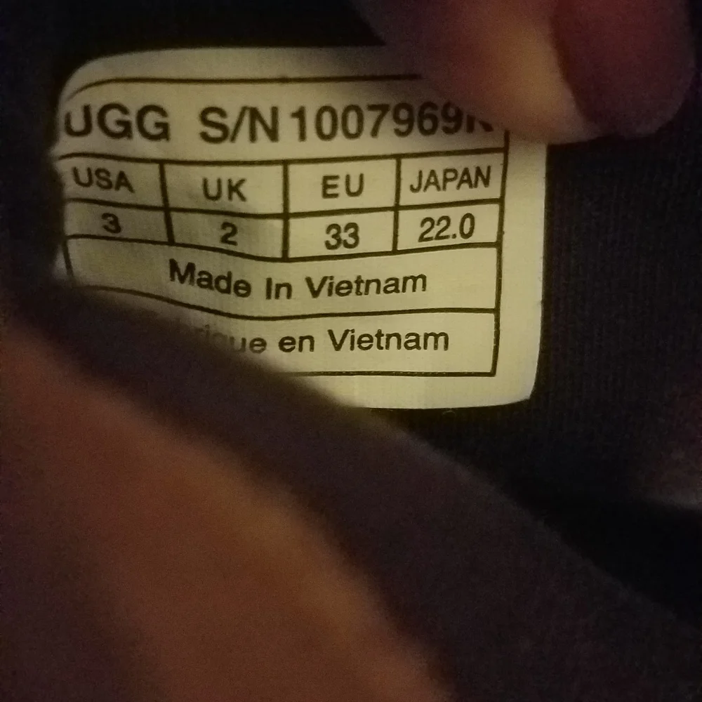 Ugg kids boots | size 3 | squirrel charm